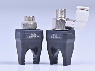 两指真空柔爪柔触机械手吸盘替代气缸吸爪吸嘴柔软材质耐高温负压